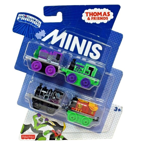 Thomas and Friends DC Super Friends Minis Riddler, Cat Woman, Robin, Beast Boy - Picture 1 of 2